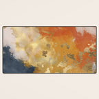 Colorful Modern Abstract Art Print Desk Mat Gallery Image 3