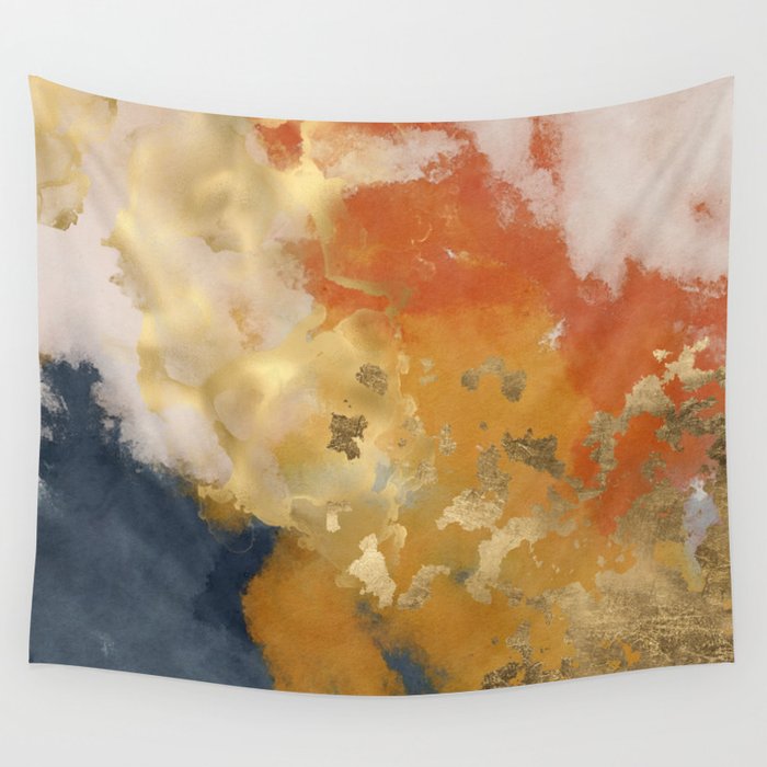 Colorful Modern Abstract Art Print Wall Tapestry Gallery Image 4