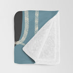 Organic Minimalist Layers 6 Throw Blanket Gallery Image 3