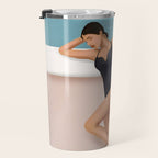 At the pool Travel Mug Gallery Image 3