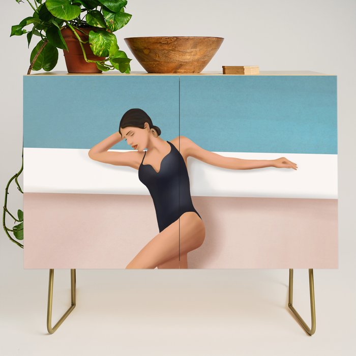 At the pool Credenza Gallery Image 1