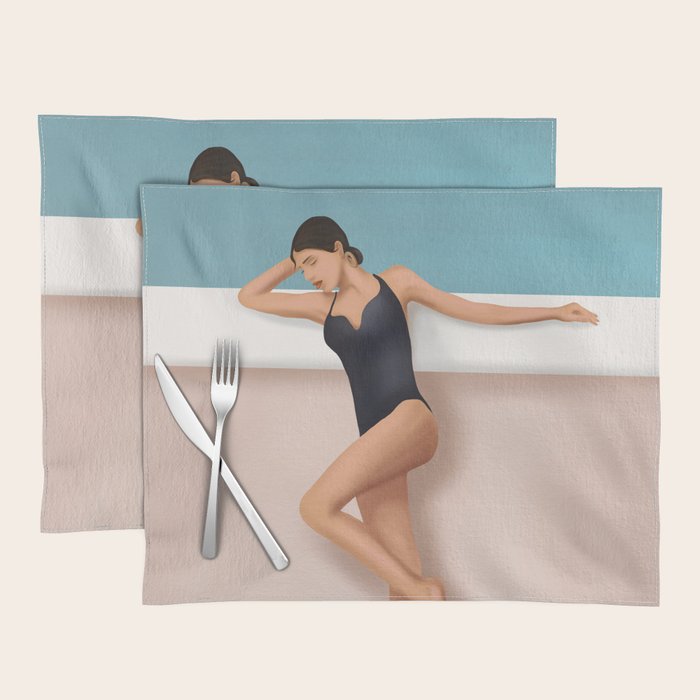 At the pool Placemat Gallery Image 1