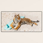Tiger's Surf Beach Desk Mat Gallery Image 3