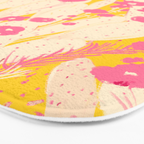 Desert Flowers - pink & yellow Bath Mat Gallery Image 3