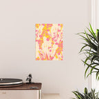 Desert Flowers - pink & yellow Poster Gallery Image 2