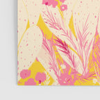 Desert Flowers - pink & yellow Poster Gallery Image 3