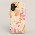 Desert Flowers - pink & yellow iPhone Case Gallery Image 1