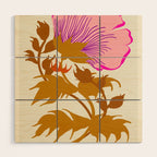 Flower Market, Vienna, Abstract modern style Wood Wall Art Gallery Image 1