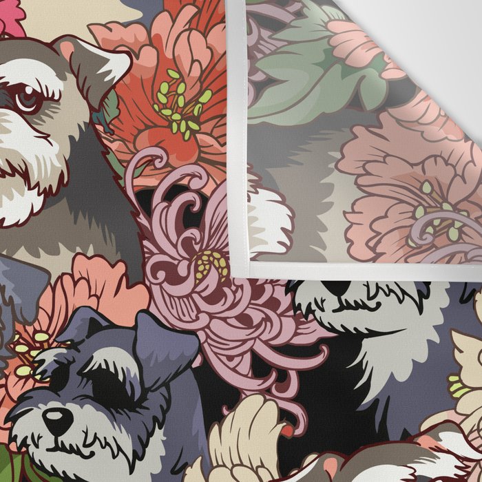 Because Schnauzers Wall Tapestry Gallery Image 3