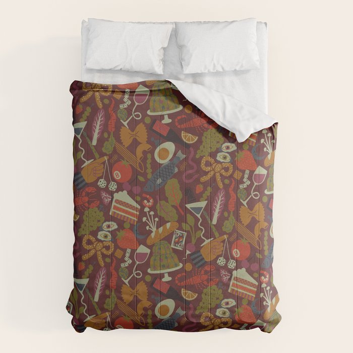 Surreal Dinner Party Comforter Gallery Image 1