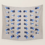 Beach Umbrellas Wall Tapestry Gallery Image 4