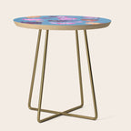 Happy axolotl - blue Side Table Gallery Image 1