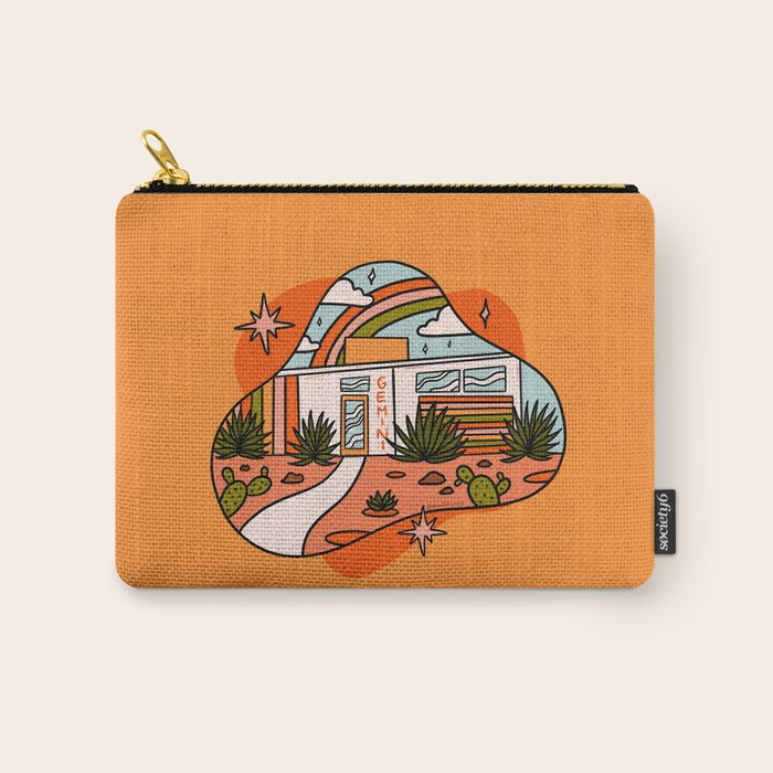 Gemini Mid Century House Carry All Pouch Gallery Image 1