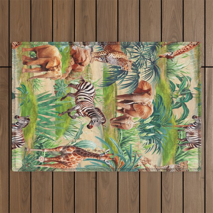 Beautiful Forest XI Outdoor Rug Gallery Image 1