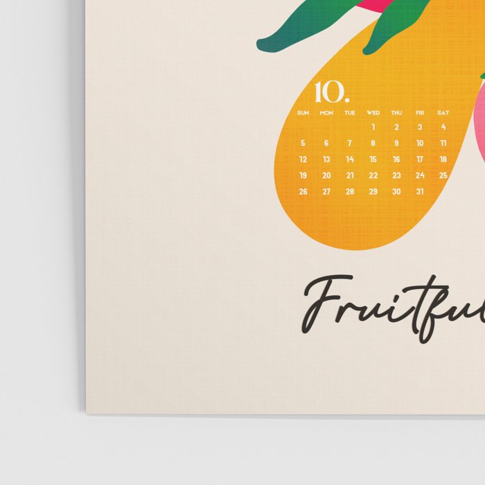 2025 BRIGHT FRUIT MARKET CALENDAR Poster Gallery Image 3