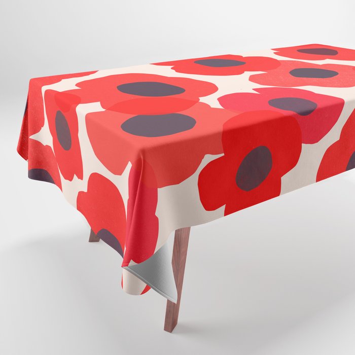 poppy 7 Tablecloth Gallery Image 1