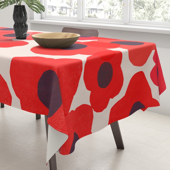poppy 7 Tablecloth Gallery Image 3