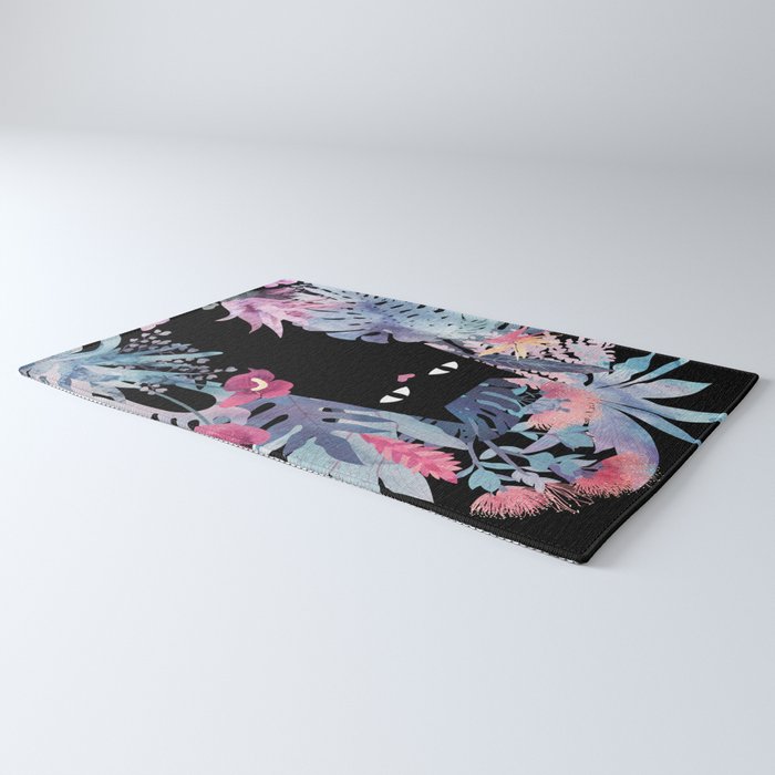 Popoki (Pastel Black Velvet) Rug Gallery Image 3