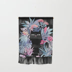 Popoki (Pastel Black Velvet) Wall Hanging Gallery Image 1