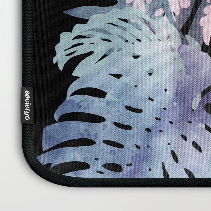 Popoki (Pastel Black Velvet) Laptop Sleeve Gallery Image 3