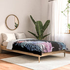 Popoki (Pastel Black Velvet) Comforter Gallery Image 2