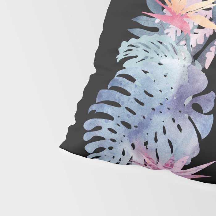 Popoki (Pastel Black Velvet) Pillow Sham Gallery Image 4