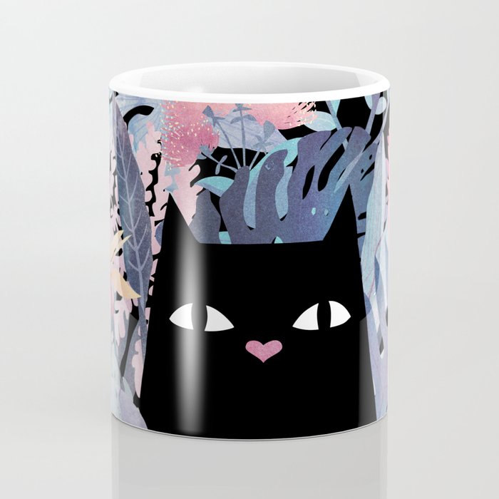Popoki (Pastel Black Velvet) Coffee Mug Gallery Image 4