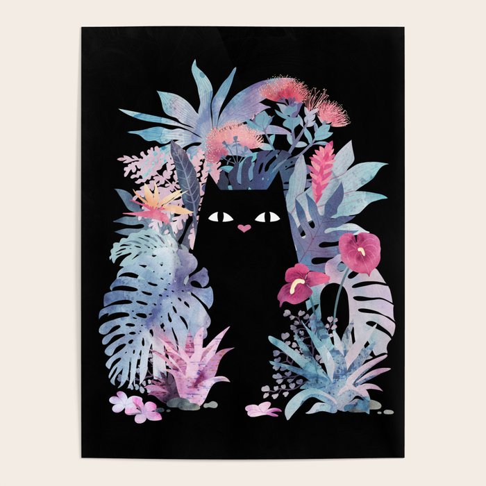 Popoki (Pastel Black Velvet) Poster Gallery Image 1