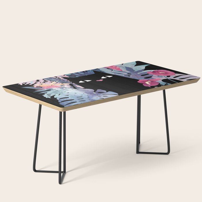 Popoki (Pastel Black Velvet) Coffee Table Gallery Image 1