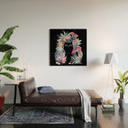 Popoki (Pastel Black Velvet) Wood Wall Art Gallery Image 2