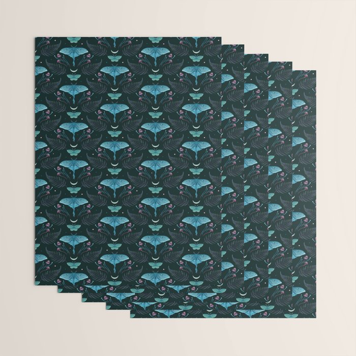 Luna and Emerald Wrapping Paper Gallery Image 3