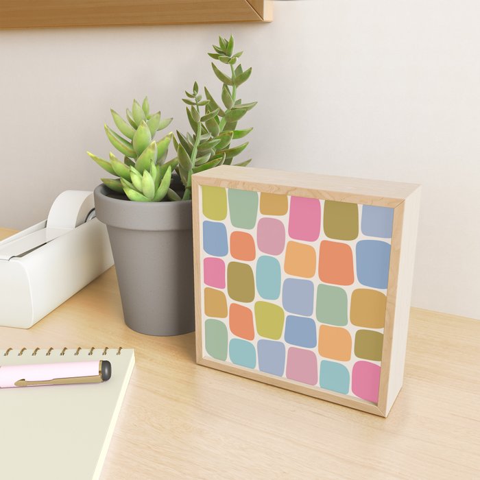 Minimal Blocks - Rainbow Mini Art Print Gallery Image 2