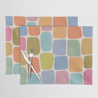 Minimal Blocks - Rainbow Placemat Gallery Image 1