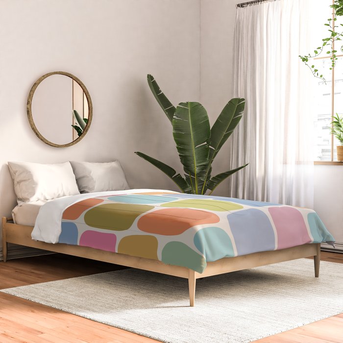 Minimal Blocks - Rainbow Comforter Gallery Image 2