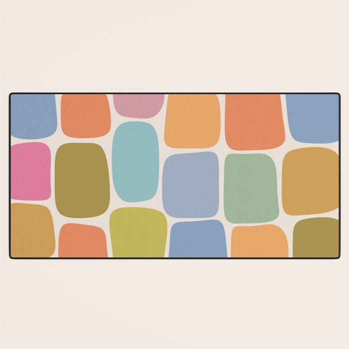 Minimal Blocks - Rainbow Desk Mat Gallery Image 3