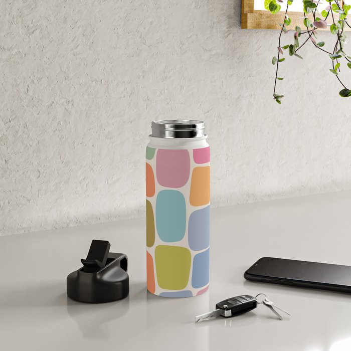 Minimal Blocks - Rainbow Water Bottle Gallery Image 4