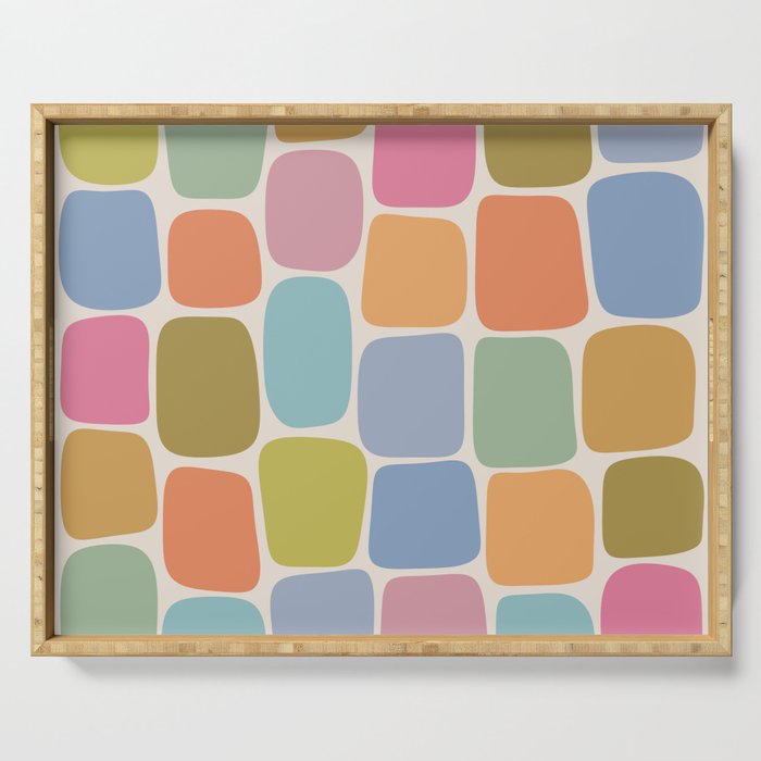 Minimal Blocks - Rainbow Serving Tray Gallery Image 1