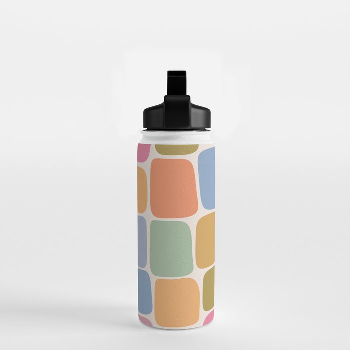 Minimal Blocks - Rainbow Water Bottle Gallery Image 2