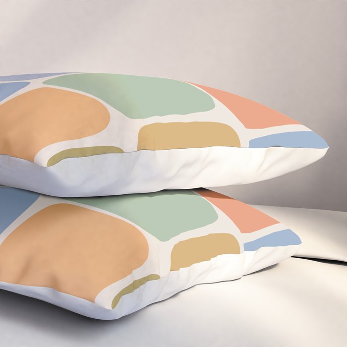 Minimal Blocks - Rainbow Pillow Sham Gallery Image 3