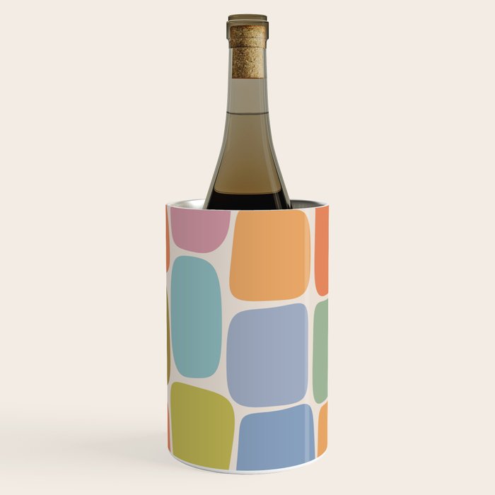 Minimal Blocks - Rainbow Wine Chiller Gallery Image 1