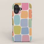Minimal Blocks - Rainbow iPhone Case Gallery Image 1