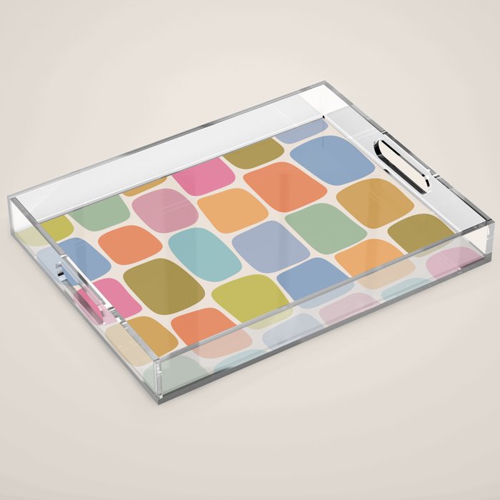 Minimal Blocks - Rainbow Acrylic Tray Gallery Image 1
