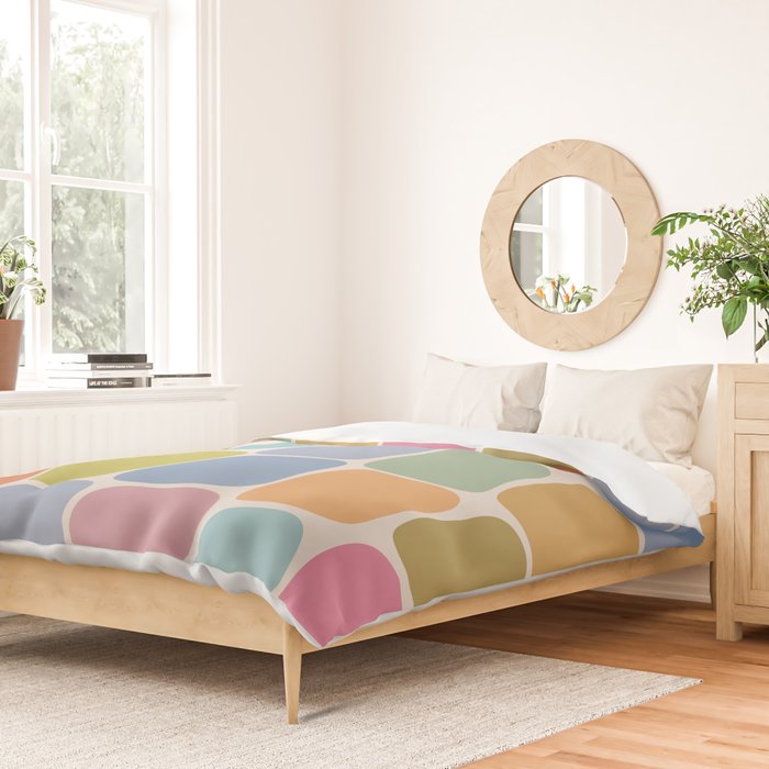 Minimal Blocks - Rainbow Duvet Cover Gallery Image 2