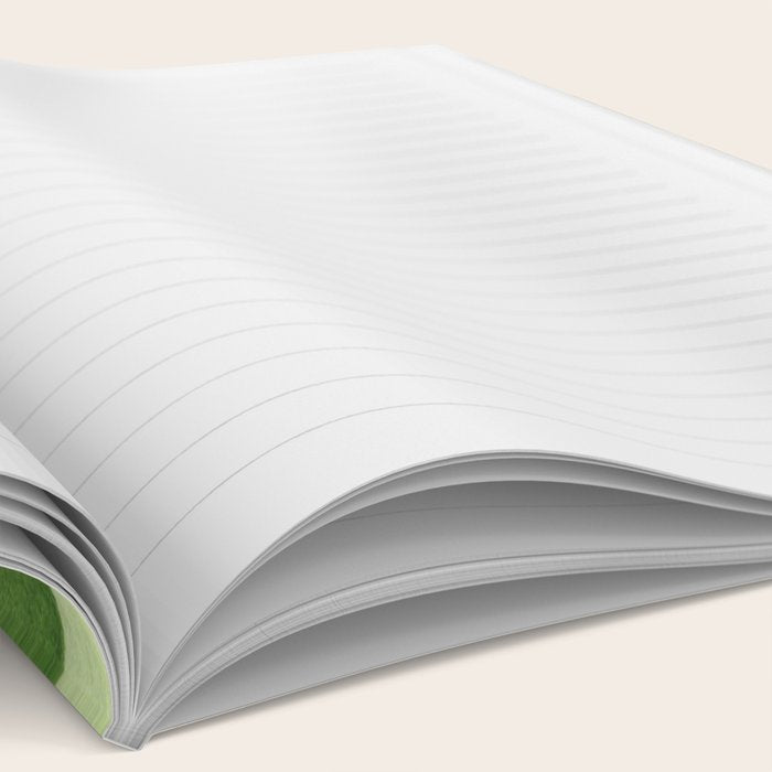 Mixed Media Green Gold White 2 Notebook Gallery Image 2