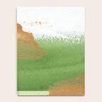 Mixed Media Green Gold White 2 Notebook Gallery Image 4