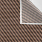 Angular Stripes XXIX Mocha Brown Wall Tapestry Gallery Image 3