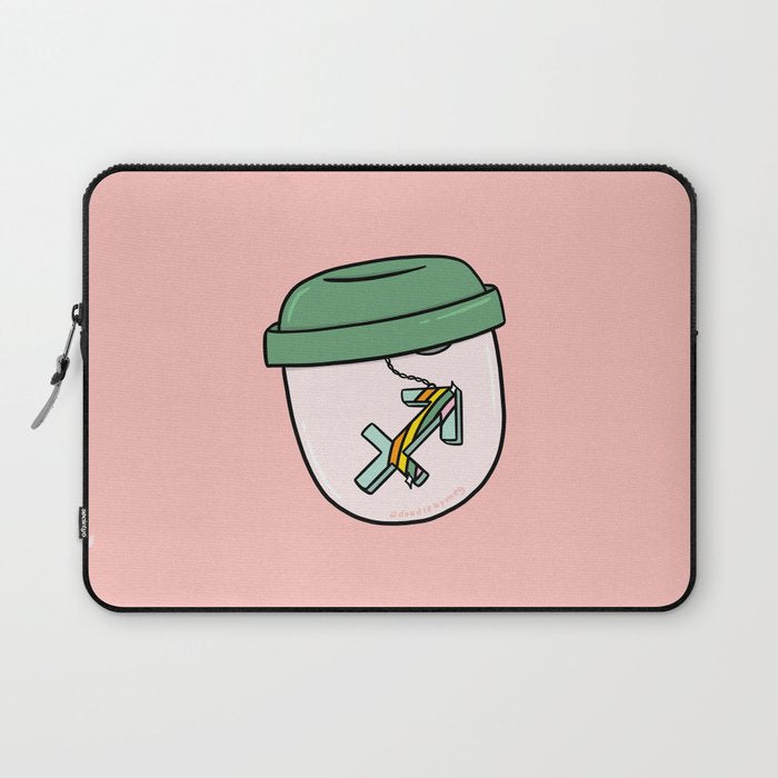 Sagittarius Keychain Laptop Sleeve Gallery Image 1