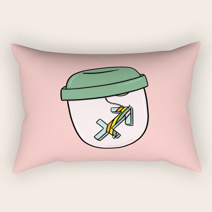 Sagittarius Keychain Rectangular Pillow Gallery Image 1
