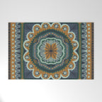 Winter Symmetric Pattern Welcome Mat Gallery Image 1