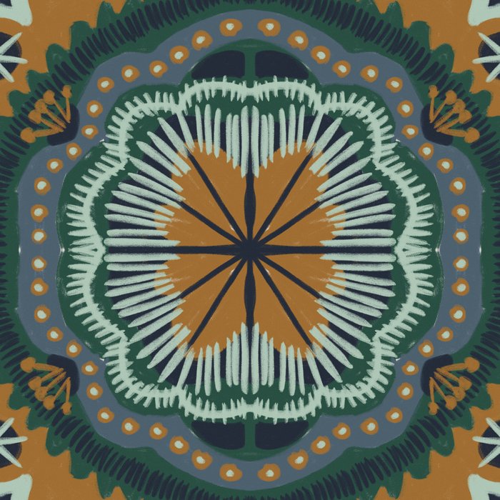 Winter Symmetric Pattern Coffee Mug Gallery Image 2